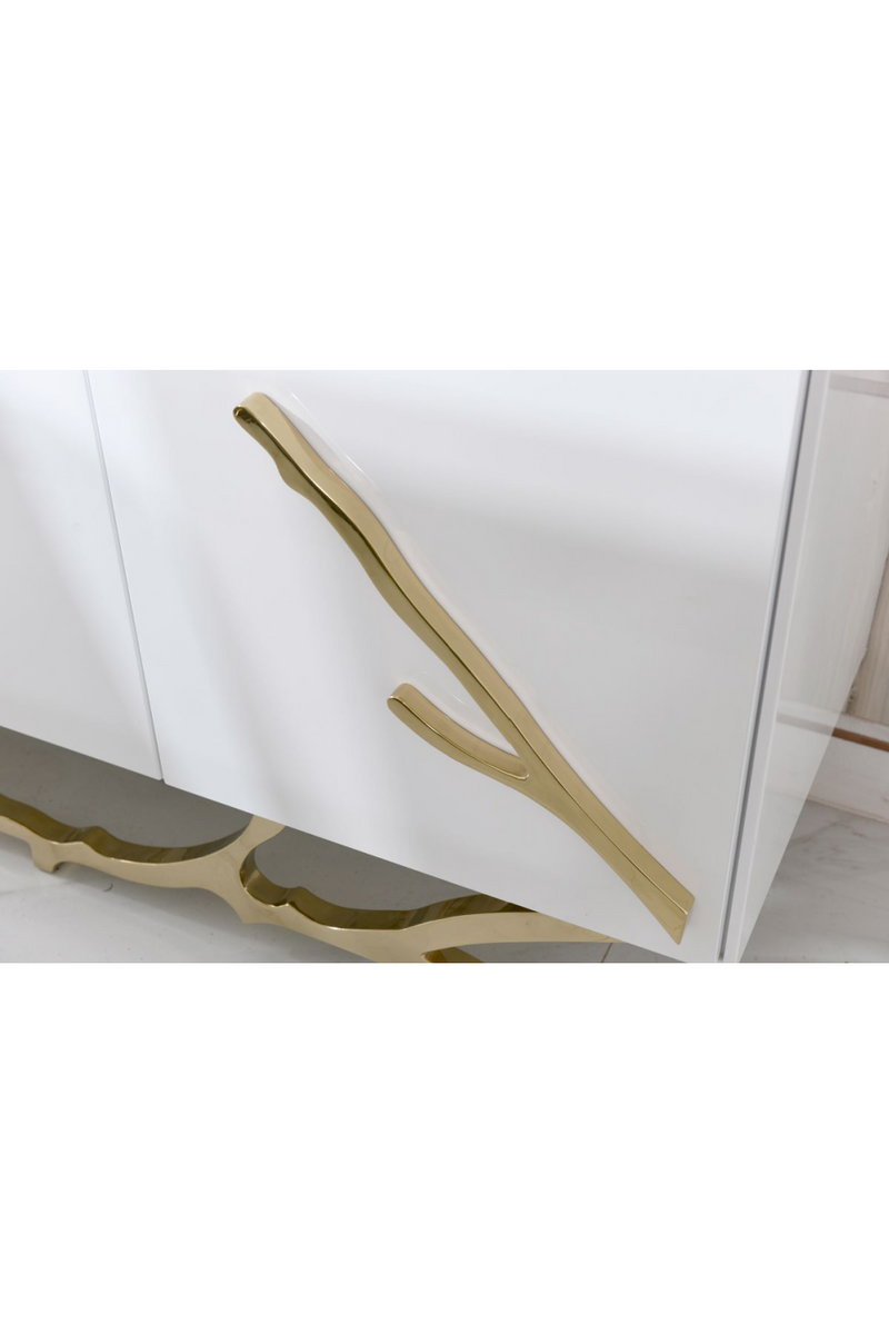 White 4-Door Sideboard | OROA Modern Legend | Oroatrade.com