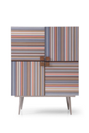 Multicolored 4-Door Wine Cabinet | OROA Modern Macoy | Oroatrade.com