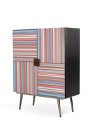 Multicolored 4-Door Wine Cabinet | OROA Modern Macoy | Oroatrade.com