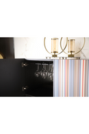 Multicolored 4-Door Wine Cabinet | OROA Modern Macoy | Oroatrade.com