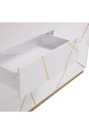 Glossy White 6-Drawer Dresser | OROA Modern Nixa | Oroatrade.com