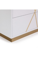 Glossy White 6-Drawer Dresser | OROA Modern Nixa | Oroatrade.com