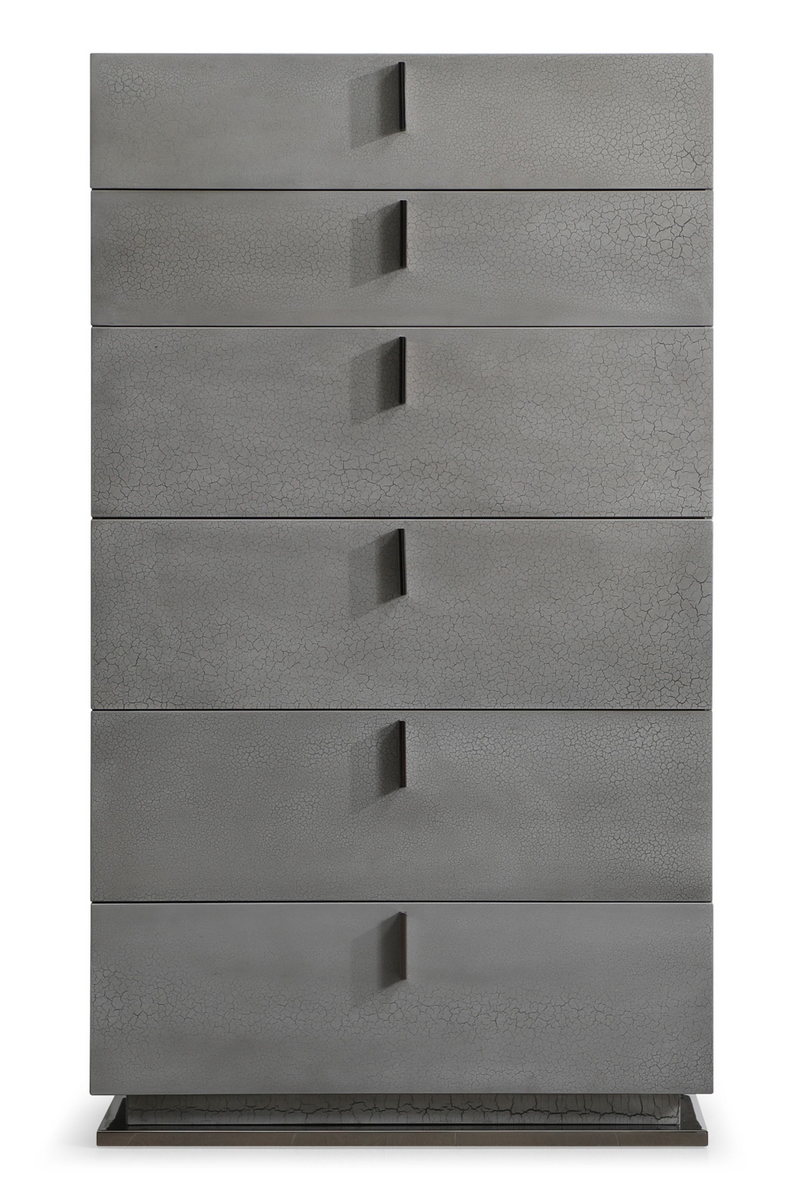 Gray Crackle 6-Drawer Chest | OROA Modern Buckley | Oroatrade.com
