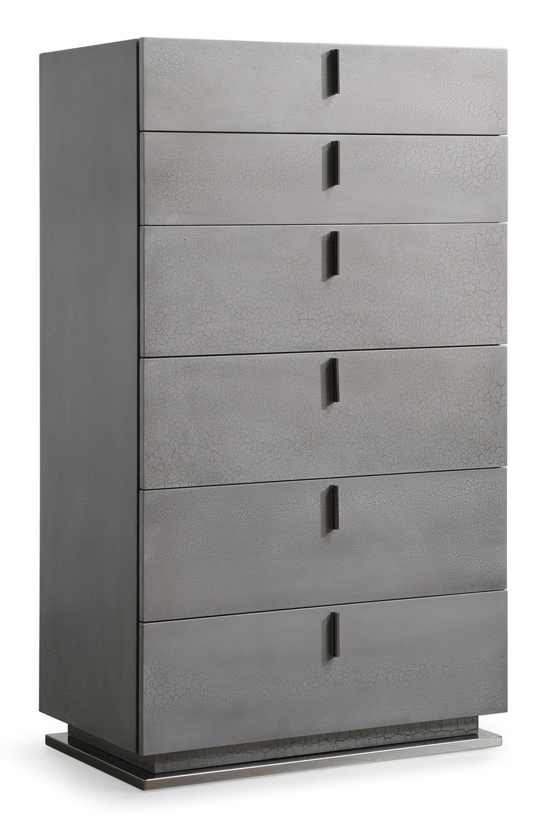 Gray Crackle 6-Drawer Chest | OROA Modern Buckley | Oroatrade.com