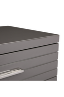 Gray Slatted 6-Drawer Chest | OROA Modern Splendor | Oroatrade.com