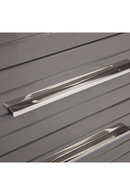 Gray Slatted 6-Drawer Chest | OROA Modern Splendor | Oroatrade.com