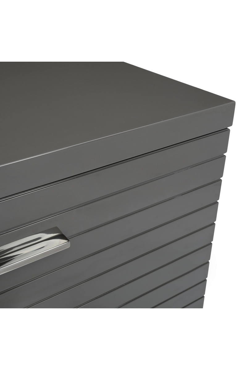 Gray Slatted 6-Drawer Dresser | OROA Modern Splendor | Oroatrade.com