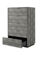 Dark Shagreen 5-Drawer Chest | OROA Modern Dynasty | Oroatrade.com