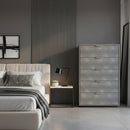Dark Shagreen 5-Drawer Chest | OROA Modern Dynasty | Oroatrade.com