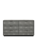 Dark Shagreen 6-Drawer Dresser | OROA Modern Dynasty | Oroatrade.com