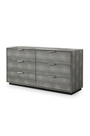 Dark Shagreen 6-Drawer Dresser | OROA Modern Dynasty | Oroatrade.com