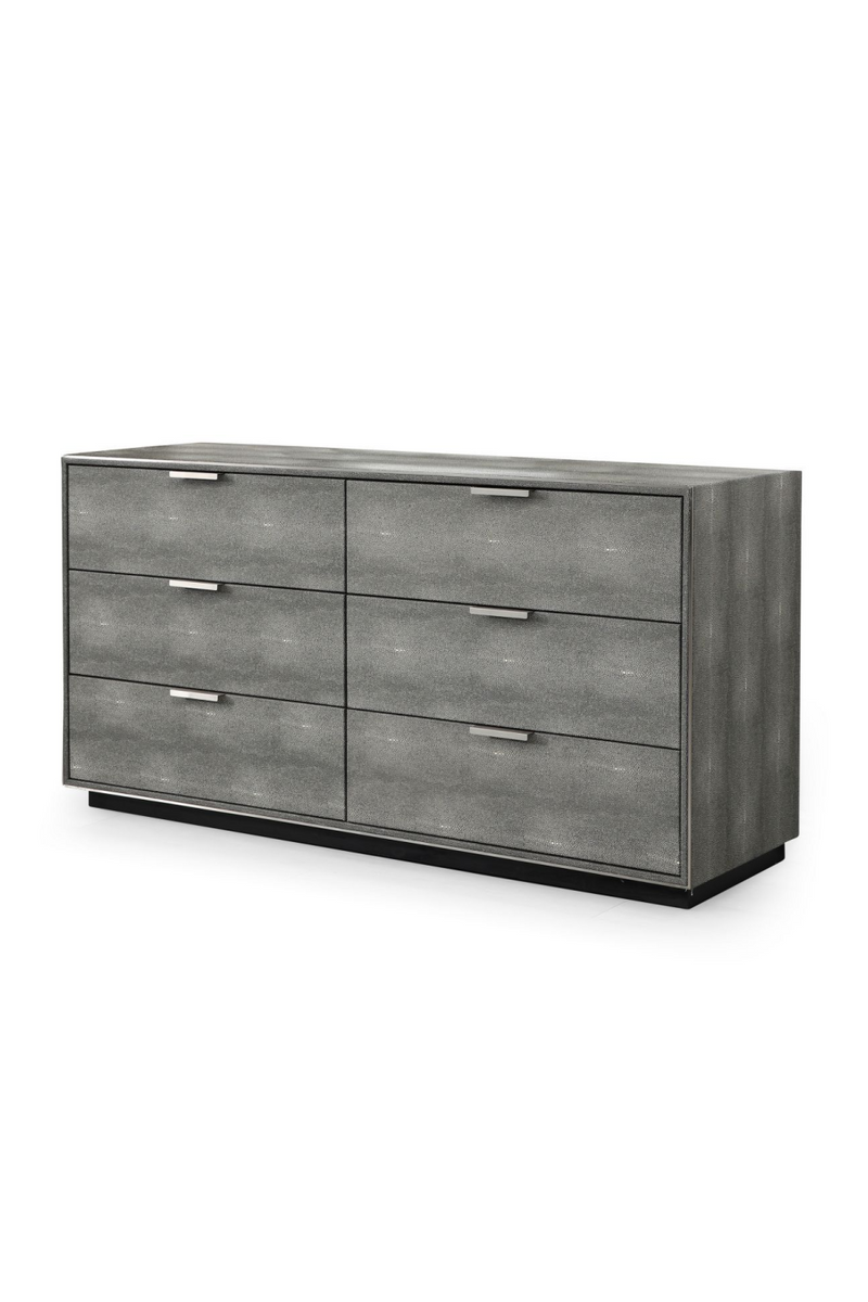 Dark Shagreen 6-Drawer Dresser | OROA Modern Dynasty | Oroatrade.com