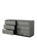 Dark Shagreen 6-Drawer Dresser | OROA Modern Dynasty | Oroatrade.com