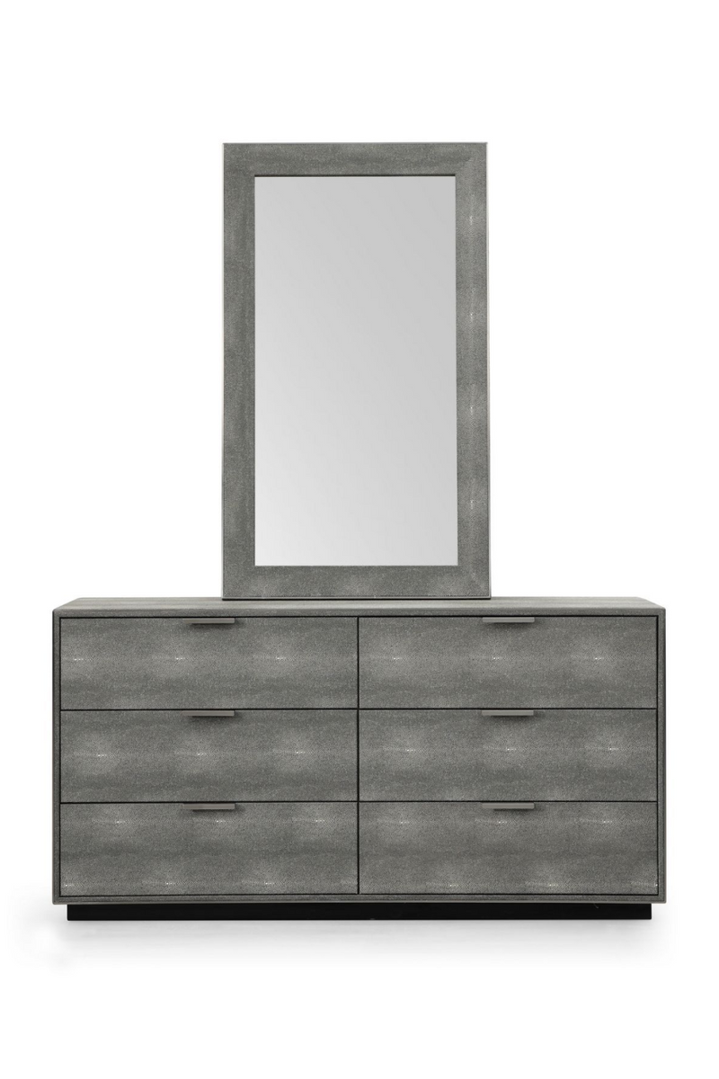 Dark Shagreen 6-Drawer Dresser | OROA Modern Dynasty | Oroatrade.com