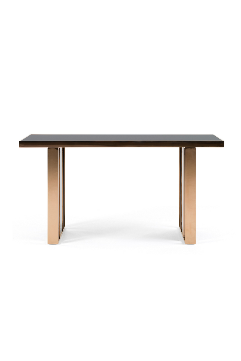 Black Glass Console Table | OROA Modern Cartier | Oroatrade.com
