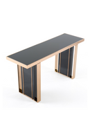 Black Glass Console Table | OROA Modern Cartier | Oroatrade.com