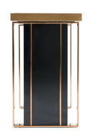 Black Glass Console Table | OROA Modern Cartier | Oroatrade.com
