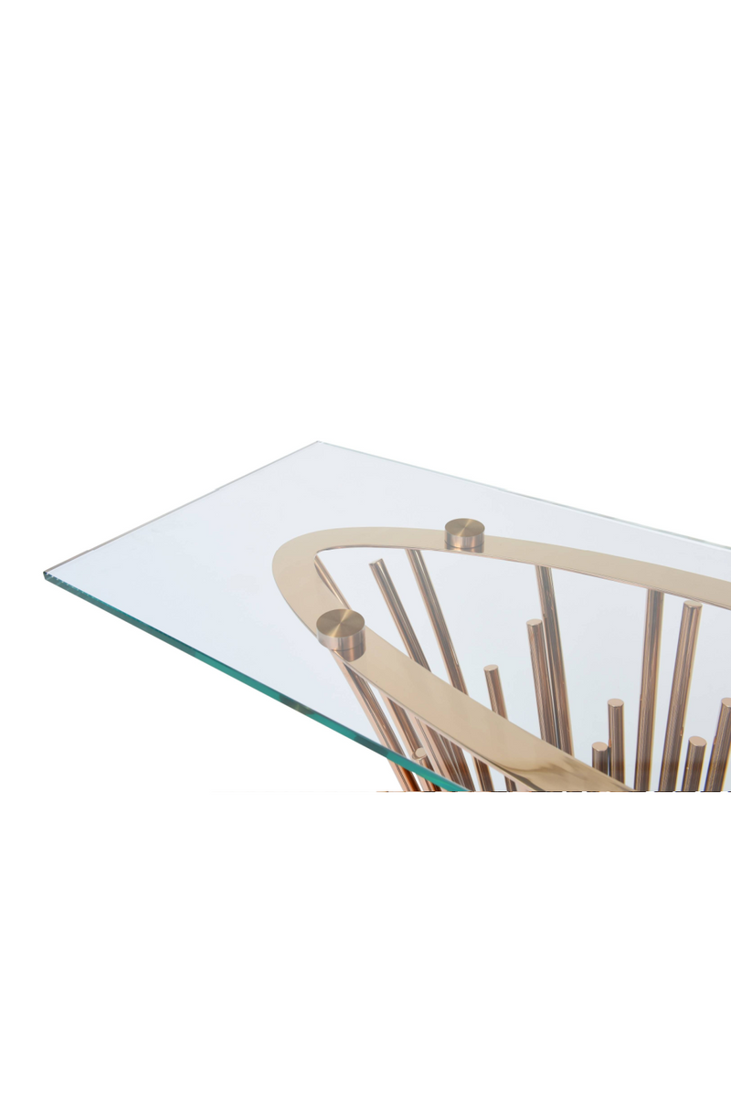 Rosegold Base Console Table | OROA Modern Paxton | Oroatrade.com