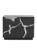 Matte Brown 2-Drawer Nightstand | OROA Modern Aspen | Oroatrade.com