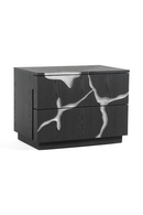 Matte Brown 2-Drawer Nightstand | OROA Modern Aspen | Oroatrade.com