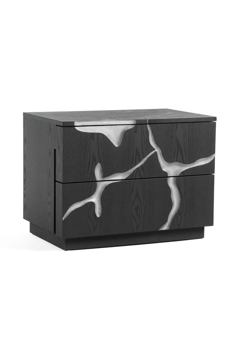 Matte Brown 2-Drawer Nightstand | OROA Modern Aspen | Oroatrade.com