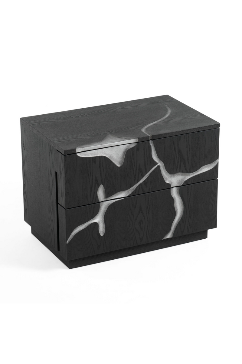 Matte Brown 2-Drawer Nightstand | OROA Modern Aspen | Oroatrade.com