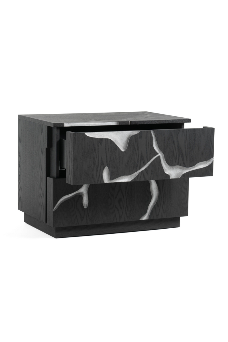 Matte Brown 2-Drawer Nightstand | OROA Modern Aspen | Oroatrade.com