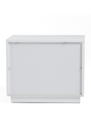 White High-Gloss 2-Drawer Nightstand | OROA Modern Token | Oroatrade.com