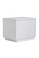 White High-Gloss 2-Drawer Nightstand | OROA Modern Token | Oroatrade.com