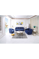 Blue Velvet Sofa | OROA Modern Palomar | Oroatrade.com