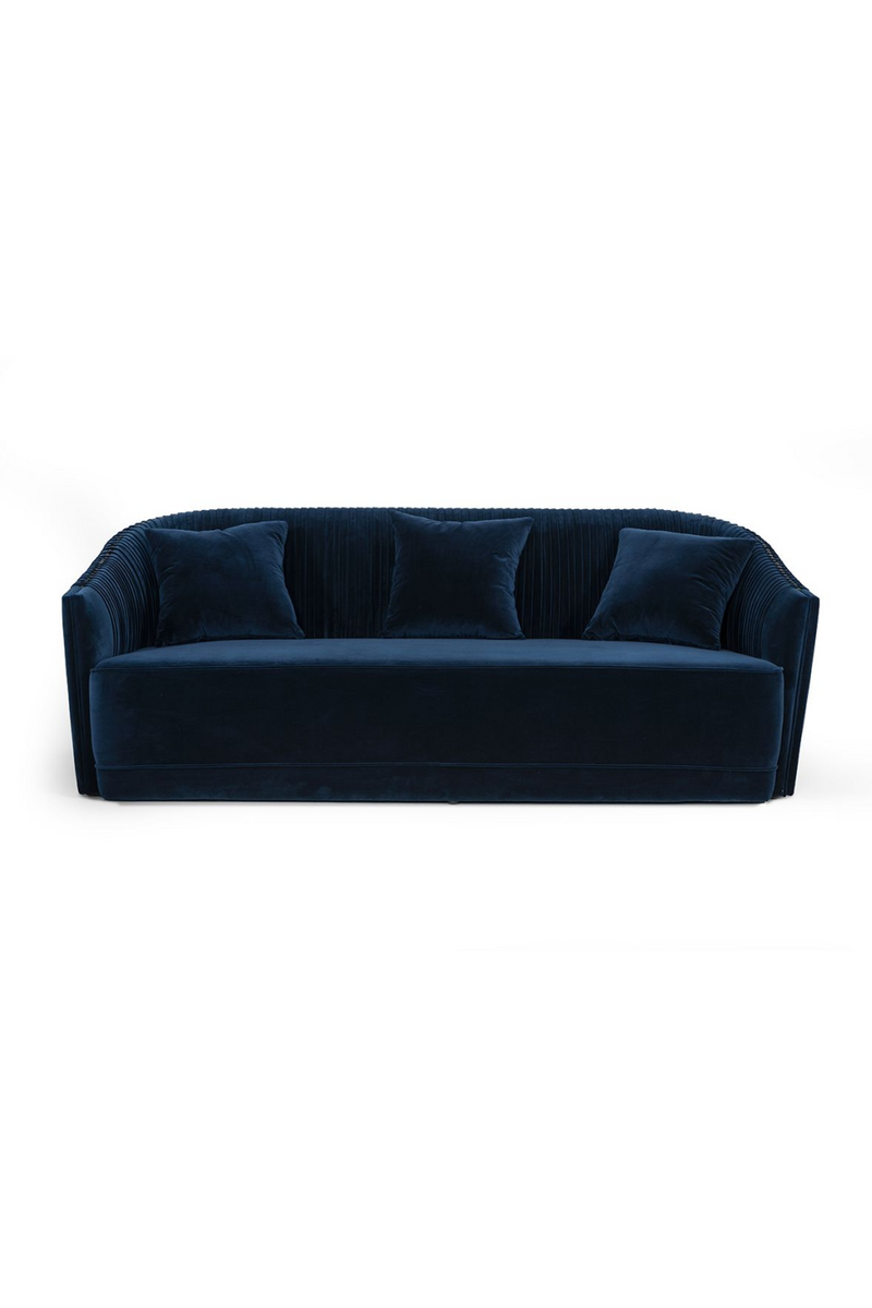 Blue Velvet Sofa | OROA Modern Palomar | Oroatrade.com