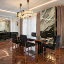 Black Gloss Dining Table | OROA Modern Cartier
