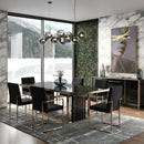 Black Gloss Dining Table | OROA Modern Cartier