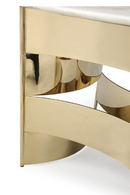 White Marble Gold Dining Table | OROA Modern Marmot | Oroatrade.com