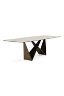White Ceramic Dining Table | OROA Modern Melanie | Oroatrade.com