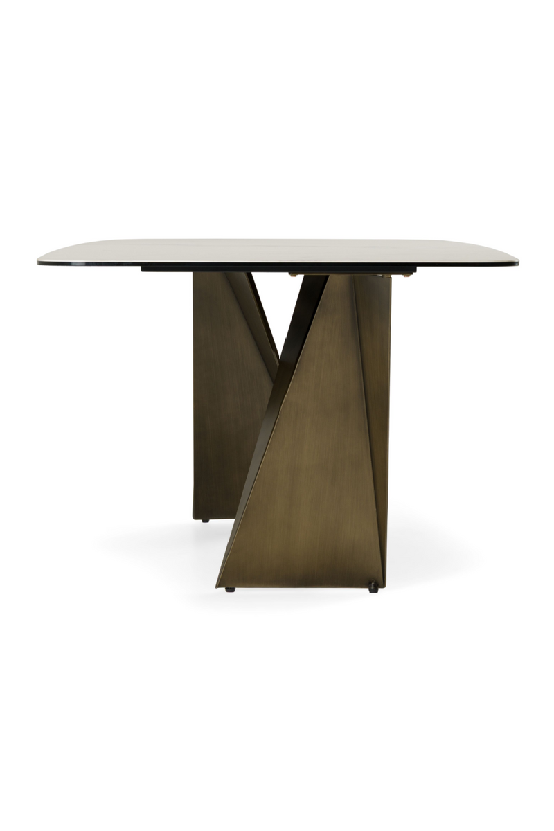 White Ceramic Dining Table | OROA Modern Melanie | Oroatrade.com