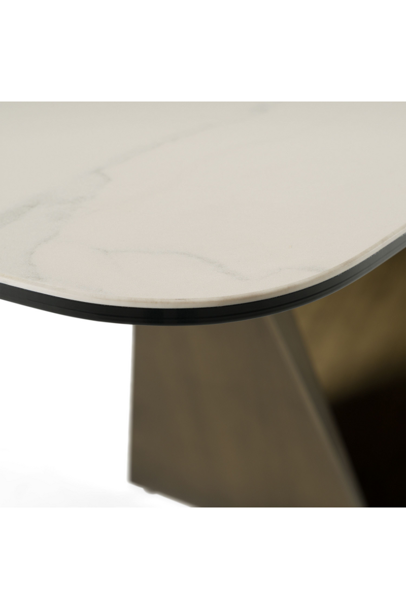 White Ceramic Dining Table | OROA Modern Melanie | Oroatrade.com