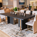 Black Ash Wood Dining Table | OROA Modern Tasha