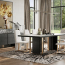 Black Ash Wood Dining Table | OROA Modern Tasha
