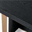 Black Ash Wood Dining Table | OROA Modern Tasha