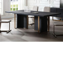 Black Ash Wood Dining Table | OROA Modern Tasha