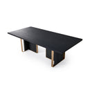 Black Ash Wood Dining Table | OROA Modern Tasha