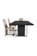 Black Ash Wood Dining Table | OROA Modern Tasha | Oroatrade.com