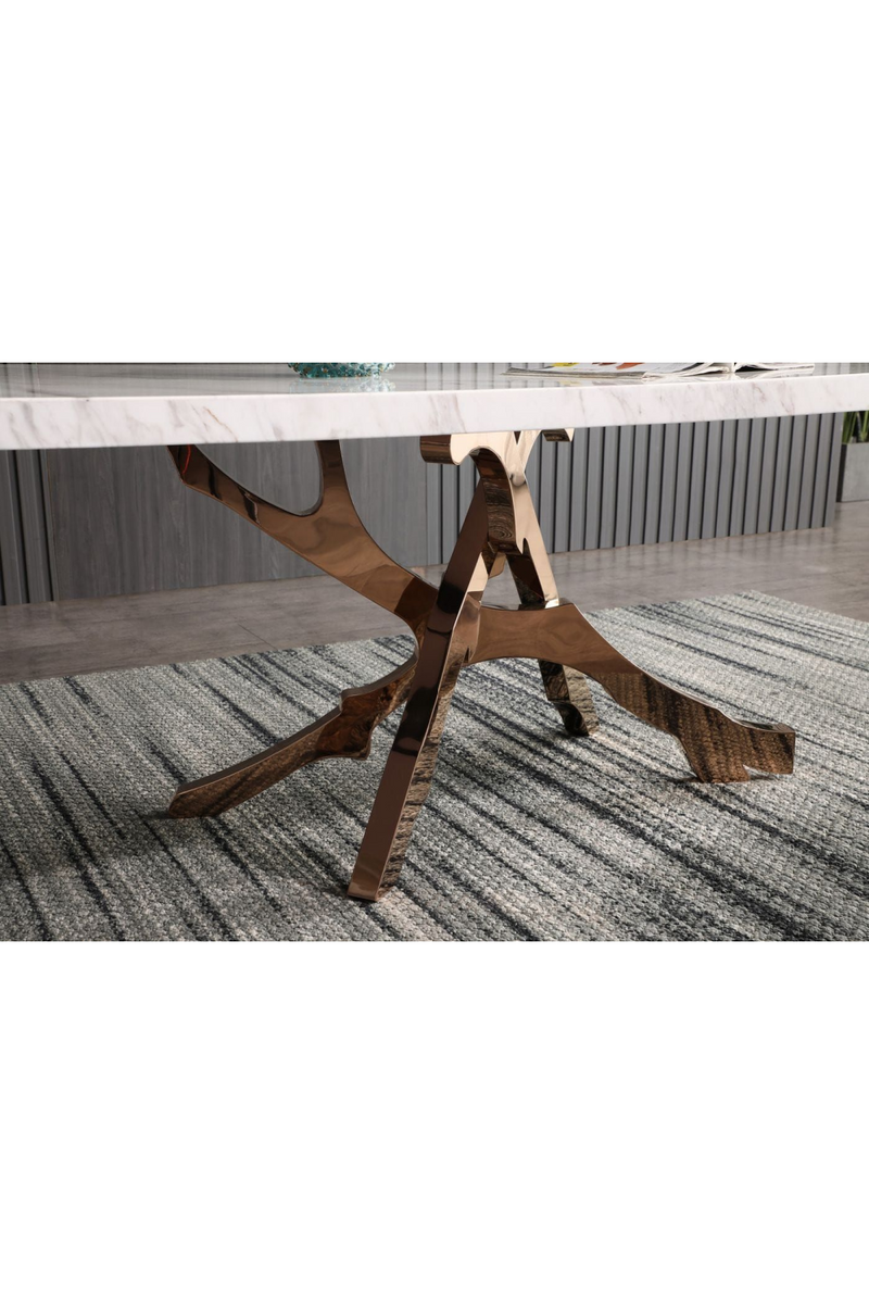 White Marble Dining Table | OROA Modern Legend | Oroatrade.com