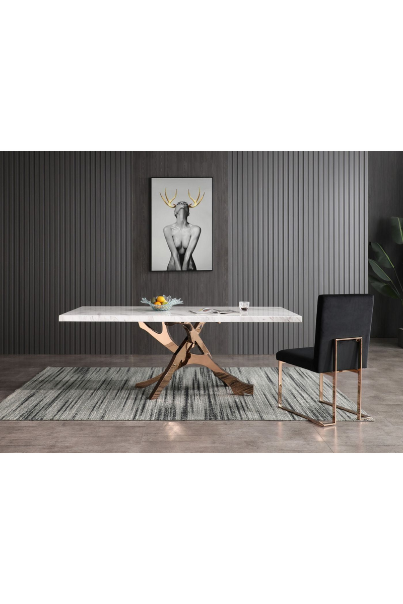 White Marble Dining Table | OROA Modern Legend | Oroatrade.com