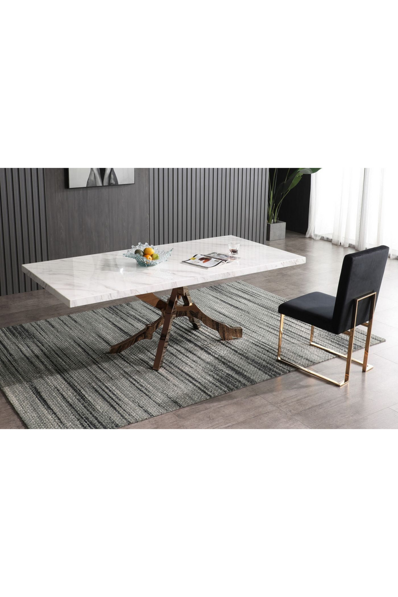 White Marble Dining Table | OROA Modern Legend | Oroatrade.com