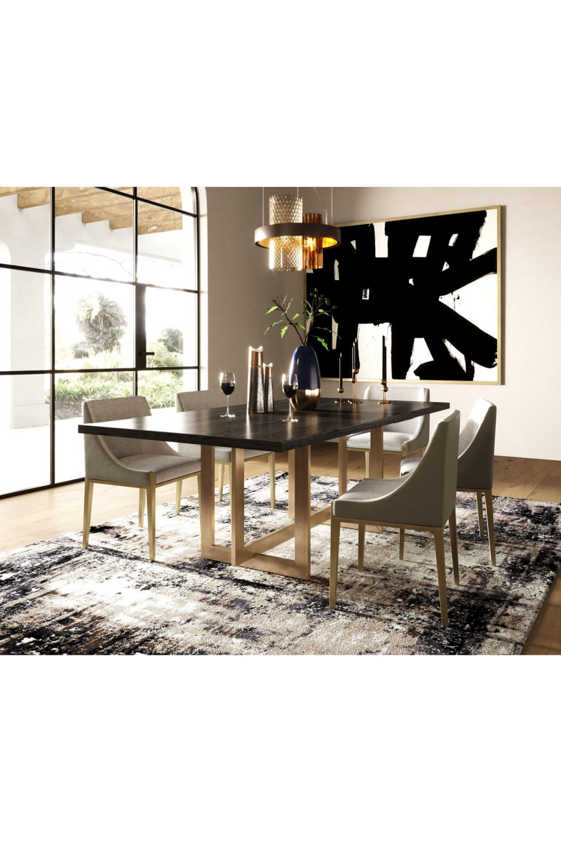 Black Ash Dining Table | OROA Modern Pike | Oroatrade.com