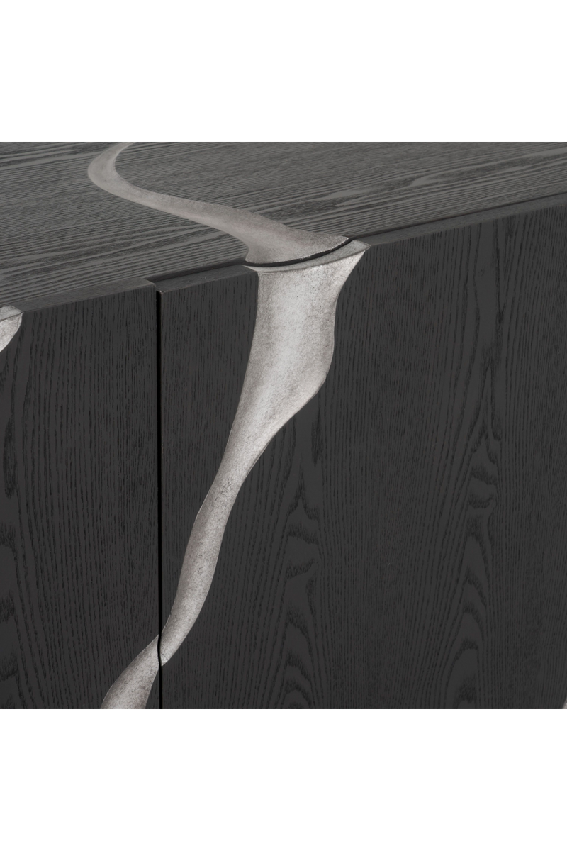 Matte Brown 4-Door TV Stand | OROA Modern Aspen | Oroatrade.com