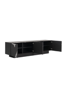 Matte Brown 4-Door TV Stand | OROA Modern Aspen | Oroatrade.com