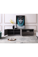 Gray Crackle TV Stand | OROA Modern Buckley | Oroatrade.com